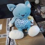 Leuke blauwe knuffel kat 60cm, Ophalen of Verzenden, Zo goed als nieuw, Poes