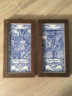 WandTegel Worstmaker & Patebakker 'Delfts Blauw', Antiek en Kunst, Curiosa en Brocante, Ophalen of Verzenden