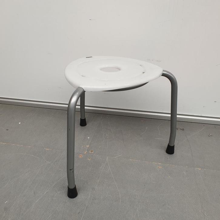 Ahrend 262 kunststof schoolkrukken - wit - zithoogte 41 cm, Huis en Inrichting, Krukjes, Gebruikt