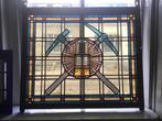 Prachtig Glas in lood raam , thema“ Mijnwerkers “, Antiek en Kunst, Ophalen of Verzenden