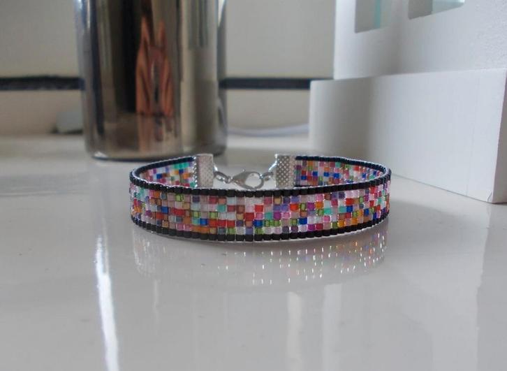 Miyuki delica geweven kralen armband mix, Sieraden, Tassen en Uiterlijk, Armbanden, Nieuw, Overige materialen, Overige kleuren