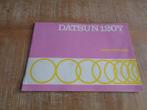 Datsun 120-Y - Handleiding Instructieboek NL - Origineel, Verzenden
