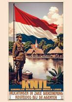 Unieke Koninklijk Nederlands Indie Leger KNIL Poster Affiche, Verzenden, Nederland, Foto of Poster
