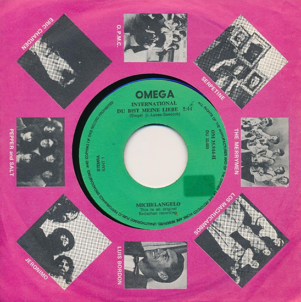 1309 Michelangelo - Du bist meine Liebe (1971), Gebruikt, 7 inch, Single, Ophalen of Verzenden