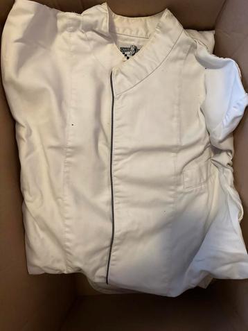 Chaud Devant Koksbuis - Maat S en M 8 stuks wit beschikbaar voor biedingen