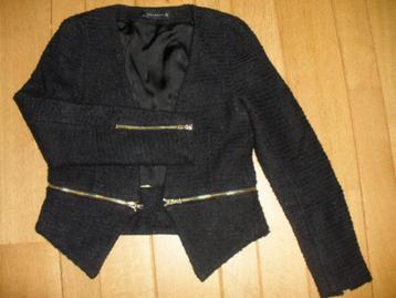 ZARA Woman colbert zwart wol maat M beschikbaar voor biedingen