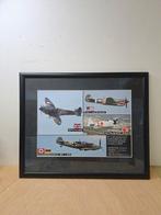 Ingelijst WWII gevechtsvliegtuigen poster 6680 cm, Ophalen of Verzenden, Luchtmacht, Engeland, Foto of Poster