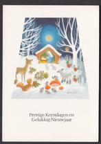 Kerst Stal Hert Eekhoorn Lammetke Ontwerp Annette, Verzamelen, Ansichtkaarten | Themakaarten, Gelopen, Verzenden, 1980 tot heden