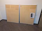 Prikbord kurk met aluminium omlijsting ( 2 beschikbaar ), Huis en Inrichting, Woonaccessoires | Memoborden, Ophalen, Gebruikt
