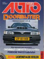 Autovisie 14 1991 : Nissan Sunny GTI-R - Porsche 944 S2 Cabr, Gelezen, Autovisie, Ophalen of Verzenden, Algemeen