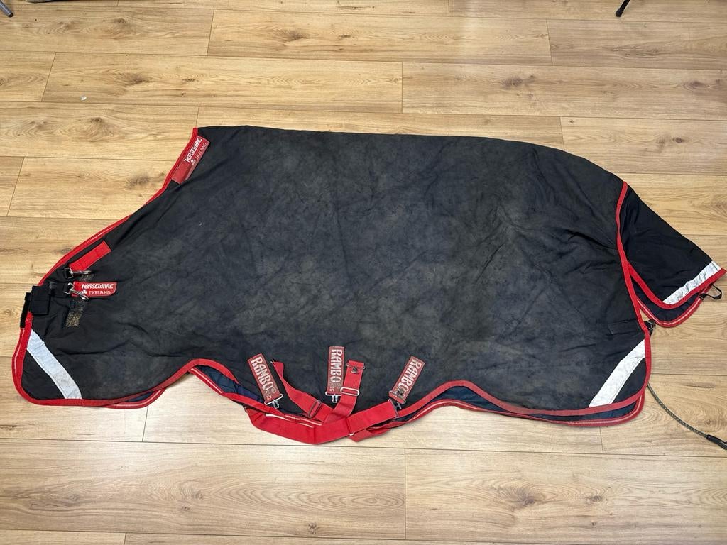 Rambo suprème winterdeken heavy vari layer zwart 195, Dieren en Toebehoren, Ophalen of Verzenden, Gebruikt, Deken