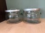 2 Ikea Voorraadpotten glas, Ophalen, Gebruikt