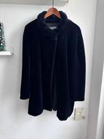Fake fur jas maat 36 klassieke old Hollywood stijl, Verzenden, Zwart, Zo goed als nieuw, Vintage