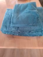🛏 2x Velvet Dekbedovertrek 1-persoons met rits, Ophalen, Gebruikt, Dekbedovertrek, Overige kleuren