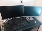 Iiyama pro lite xub 2492 usb c + hp monitor thuiswerk, Ophalen, Zo goed als nieuw, Full HD, 60 Hz of minder