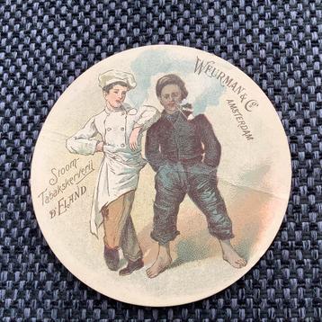 Reclame Weurman & Co Stoomtabakskerverij D’Eland Amsterdam beschikbaar voor biedingen