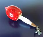 Oude Kerstversiering; Vintage Paddestoel op knijper, Antiek en Kunst, Ophalen of Verzenden