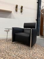 Nieuw Leolux Goncharov Fauteuil zwart leer Design stoel, Leolux, Ophalen of Verzenden, 50 tot 75 cm, Pode Evidence