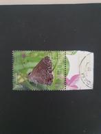 Beleef de Natuur 2024 Bonaire Vlinder + R tab, Postzegels en Munten, Postzegels | Nederland, Na 1940, Ophalen of Verzenden, Gestempeld