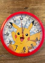 Pokémon Klok - Pikachu Wandklok in Goede Staat, Ophalen, Zo goed als nieuw, Analoog, Wandklok