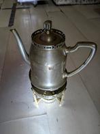 Tinnen Koffiepotje met Brander, Antiek en Kunst, Ophalen of Verzenden