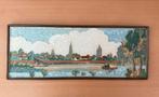 Delft Porceleyne Fles Cloisonne Tegel - W.D. Oosterloo, Antiek en Kunst, Ophalen of Verzenden