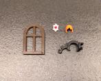 Playmobil - Ridderonderdelen, raam, diamant, schouderstuk, Ophalen of Verzenden, Gebruikt