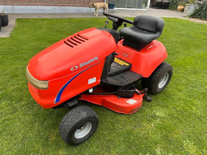 Simplicity 13.5 HP Hydrostaat Zitmaaier, Tuin en Terras, Zitmaaiers, Gebruikt, 90 tot 120 cm, Elektrische starter, Ophalen