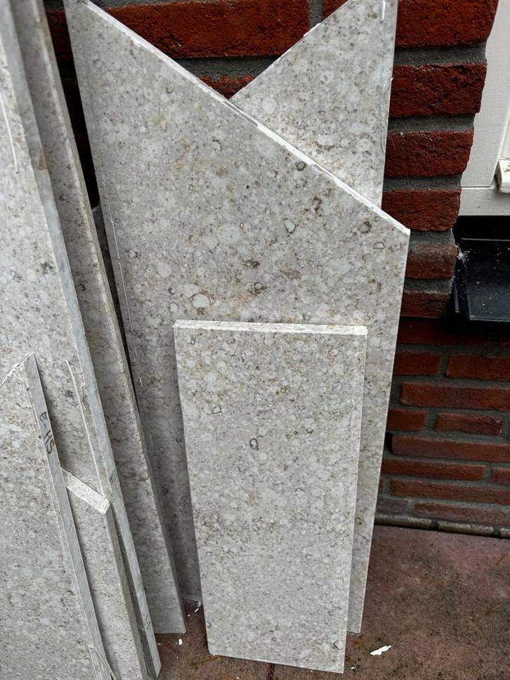 Vensterbanken steen/composiet - Diverse maten, Doe-het-zelf en Verbouw, Platen en Panelen, Gebruikt, Overige materialen, 20 tot 50 mm
