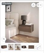 2x Zwevend Nachtkastje - Nieuw! Wordt verkocht als set, Huis en Inrichting, Slaapkamer | Nachtkastjes, Ophalen, Nieuw, 45 tot 65 cm