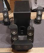 Logitech 5.1 Speakerset X-530, Computers en Software, Pc speakers, Ophalen of Verzenden, Gebruikt, Audiokanaal 5.1, Logitech, Creative