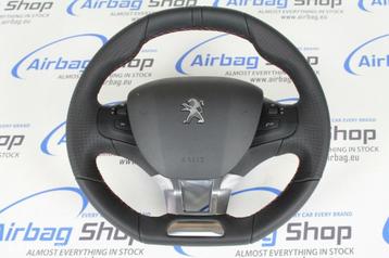 Stuur + airbag leder Peugeot 208 (2012-heden) beschikbaar voor biedingen