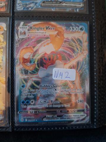 Kingler VMAX - Pokémonkaart - Near Mint beschikbaar voor biedingen
