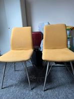 Mooie okergele eetstoelen (4x). Gekocht bij Eijerkamp., Gebruikt, Overige kleuren, Ophalen of Verzenden, Vier