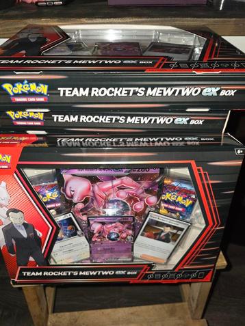 8x Team rocket's mewtwo box  beschikbaar voor biedingen