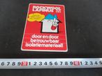 sticker ROCKWOOL LAPINUS door en door betrouwbaar isolatie, Ophalen, Zo goed als nieuw