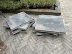 2 m2 tegel grijs/zwart 50x50x4 8 stuks, Ophalen, Nieuw, Minder dan 5 m², Beton