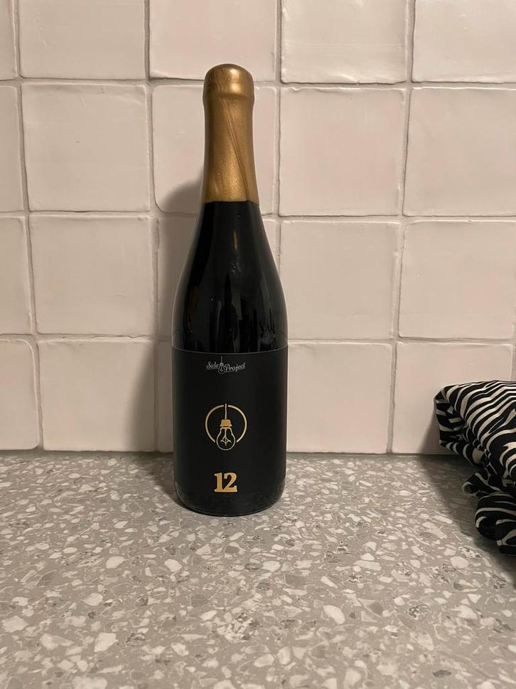 US stout bier Side Project - 12 Year Barley Win, Verzamelen, Biermerken, Zo goed als nieuw, Flesje(s), Overige merken, Ophalen of Verzenden