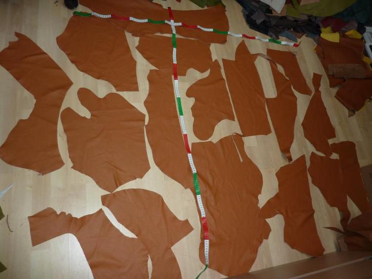 Beuken resten dun soepel echt leer rundleer, Hobby en Vrije tijd, Stoffen en Lappen, Nieuw, Leer of Kunstleer, 30 tot 120 cm, 30 tot 200 cm