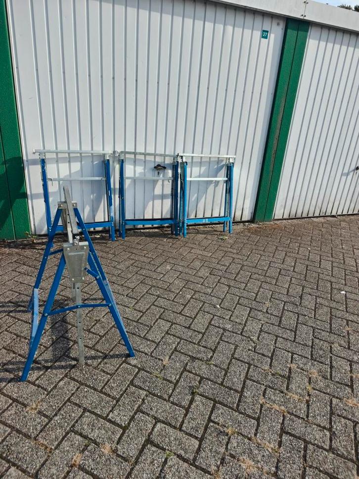 Schragen oftewel steigers. Lees de tekst!, Doe-het-zelf en Verbouw, Steigers, Zo goed als nieuw, Overige typen, Minder dan 2 meter
