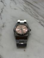 Unieke zilver/rose gold horloge mer arabische wijzerplaat, Sieraden, Tassen en Uiterlijk, Horloges | Antiek, Overige merken, Staal