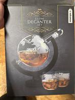 Whiskey Decanter Set Wereldbol met Schip - Nieuwstaat, Ophalen of Verzenden, Zo goed als nieuw