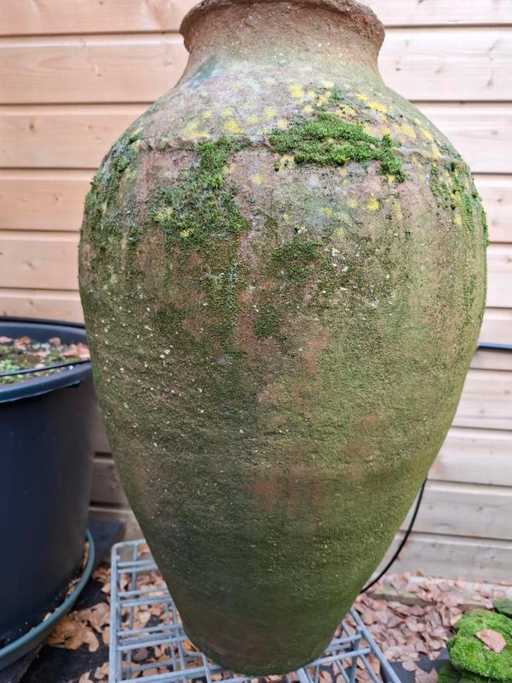 Antieke Turkse Pot - Prachtig Doorleefd, Tuin en Terras, Tuinvazen, Ophalen