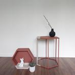 Hexagon kastje en tafeltje, Ophalen, Zo goed als nieuw, Overige vormen, Minder dan 55 cm