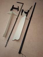 set carbon roeren van catamaran en alu giek, Watersport en Boten, Bootonderdelen, Ophalen, Gebruikt, Zeilboot