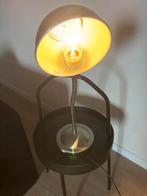 Te koop tafellamp nachtlamp beweegbaar zilver kleur grijs, Huis en Inrichting, Ophalen of Verzenden, Zo goed als nieuw, Minder dan 100 cm