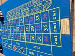 Roulette tafel roulette wiel compleet met fiches, Ophalen of Verzenden, Zo goed als nieuw