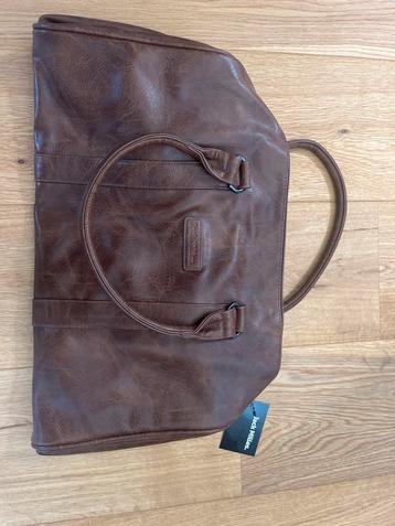 PU Leren Duffel Bag Bruin beschikbaar voor biedingen