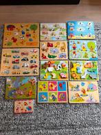 Houten Puzzels voor Kinderen, 2 tot 4 jaar, Ophalen of Verzenden, Zo goed als nieuw, Van hout