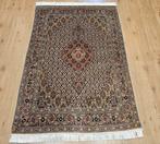 Vintage handgeknoopt perzisch tapijt tabriz 50raj met zijde, Info@SlatsAntiek.nl, 100 tot 150 cm, Perzisch, Ophalen of Verzenden